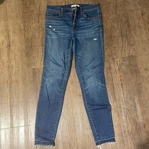 Madewell size 27 9” high riser skinny skinny